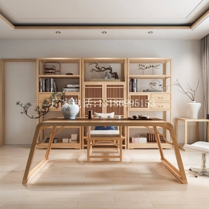 新中式茶桌椅組合--8443